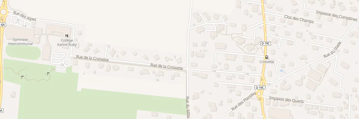 Plan du 222 Rue de la croisette à Saint-Pierre-en-Faucigny