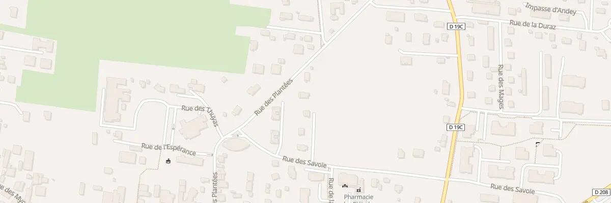 Plan du 280 Rue des plantées à Saint-Pierre-en-Faucigny