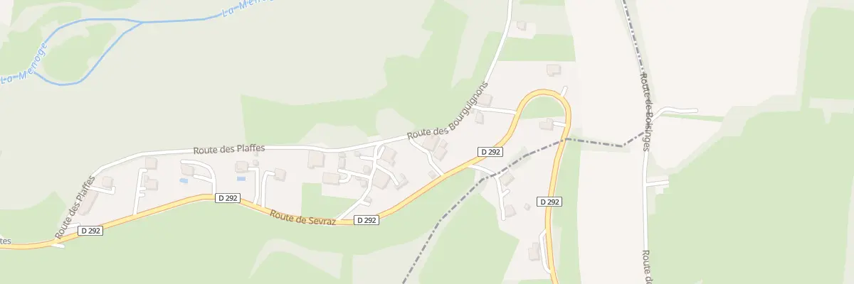 Plan du 1045 Rte de Sevraz à Fillinges