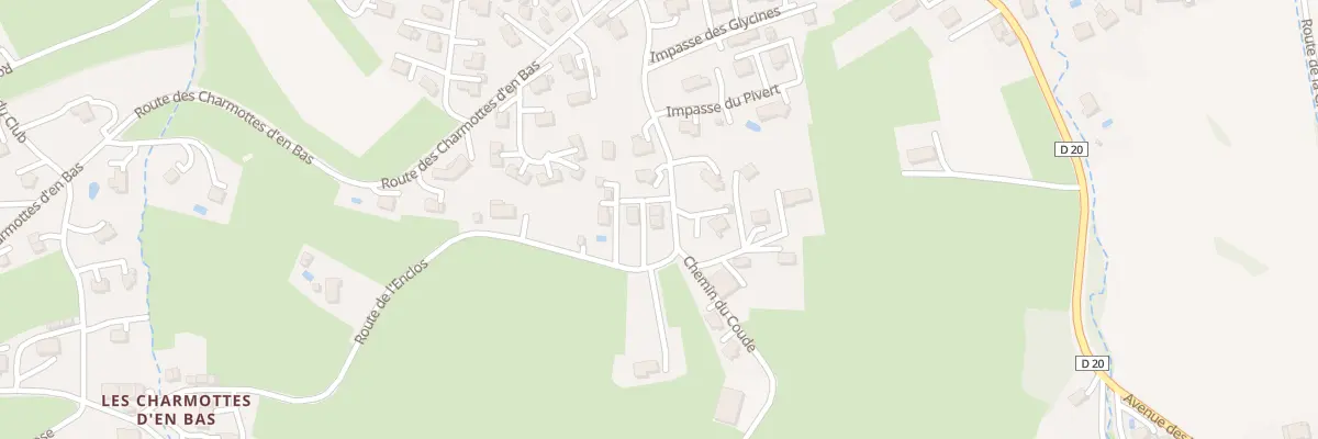 Plan du 184 Rte de l’Enclos à Bons-en-Chablais