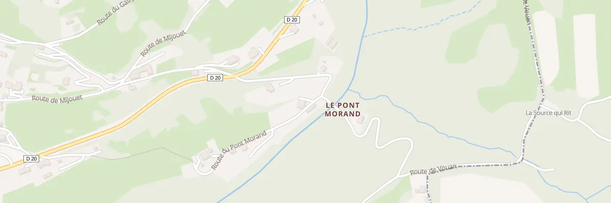 Plan du 212 Rte du Pont Morand à Fillinges