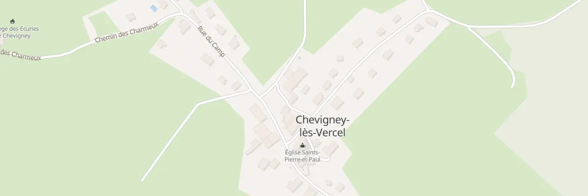 Plan du 5 Rue du Petit Bois à Chevigney-lès-Vercel