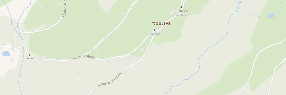 Plan du 5003A Lieu Le Ver à Montsapey