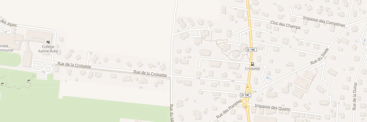 Plan du 156 Rue de la croisette à Saint-Pierre-en-Faucigny