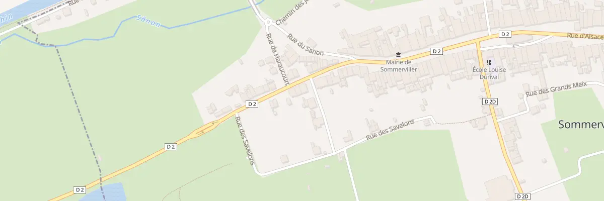 Plan du 59 Rue de Lorraine à Sommerviller