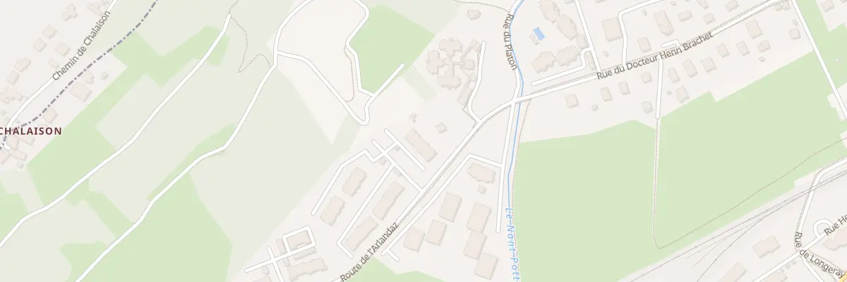 Plan du 64 Rte de l’Arlandaz à Albertville