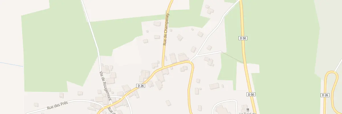Plan du 10 Rue des Fontaines à Mésandans