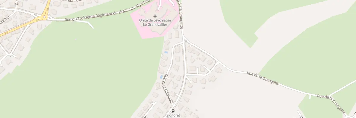 Plan du 8 Rue Paul Grimault à Pontarlier