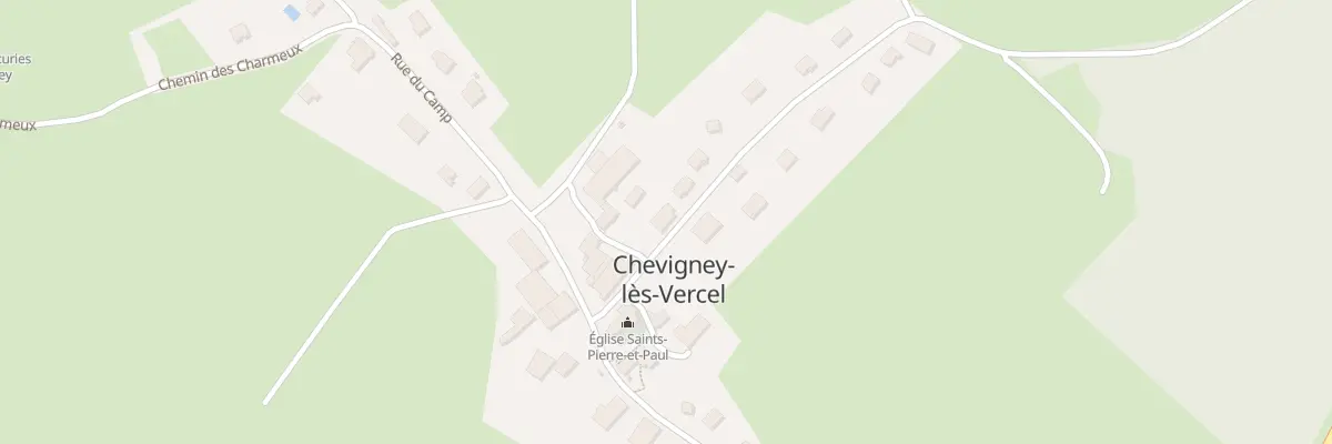 Plan du 7 Rue du Petit Bois à Chevigney-lès-Vercel