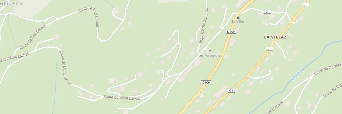 Plan du 77 All de Champ Montagny aux Villards-sur-Thônes