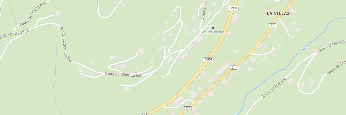 Plan du 251 Rte du Mont Lachat aux Villards-sur-Thônes