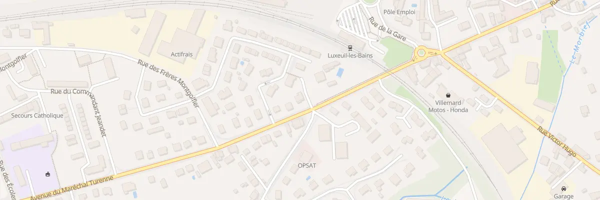 Plan du 9 Av du Marechal Turenne à Luxeuil-les-Bains