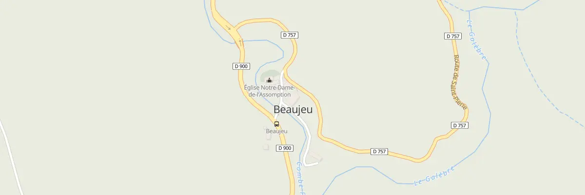 Plan du 5056 Le Village à Beaujeu