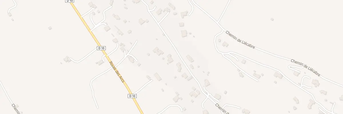 Plan du 806 Che du Peylong à Lorgues