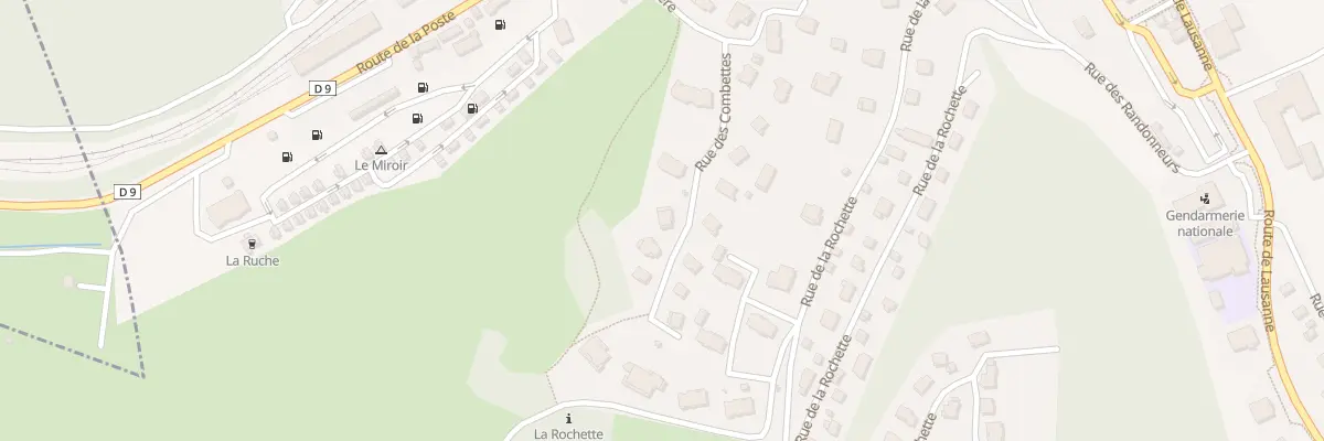Plan du 8 Rue des Combettes aux Hôpitaux-Neufs