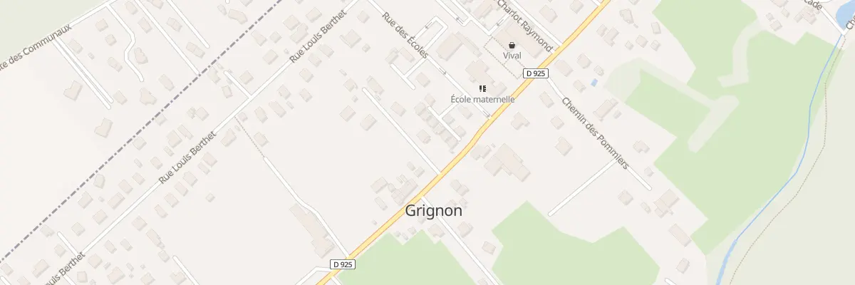 Plan du 1686 Cd 925 à Grignon