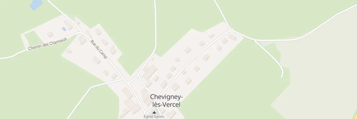 Plan du 11 Rue du Petit Bois à Chevigney-lès-Vercel