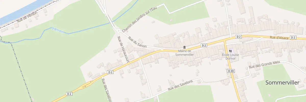Plan du 36 Rue de Lorraine à Sommerviller