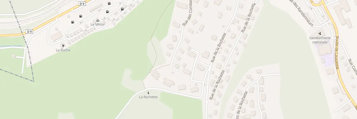 Plan du 15 Rue des Combettes aux Hôpitaux-Neufs