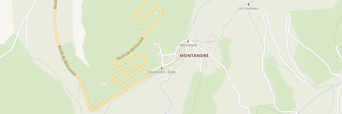 Plan du 5581 Montandre à La Tour-en-Maurienne