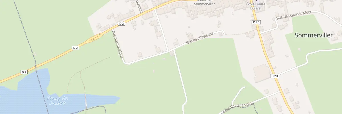 Plan du 13 Rue des Savelons à Sommerviller