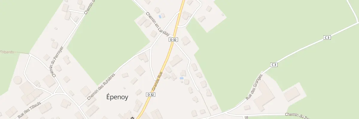Plan du 32 Vc Grande Rue à Épenoy