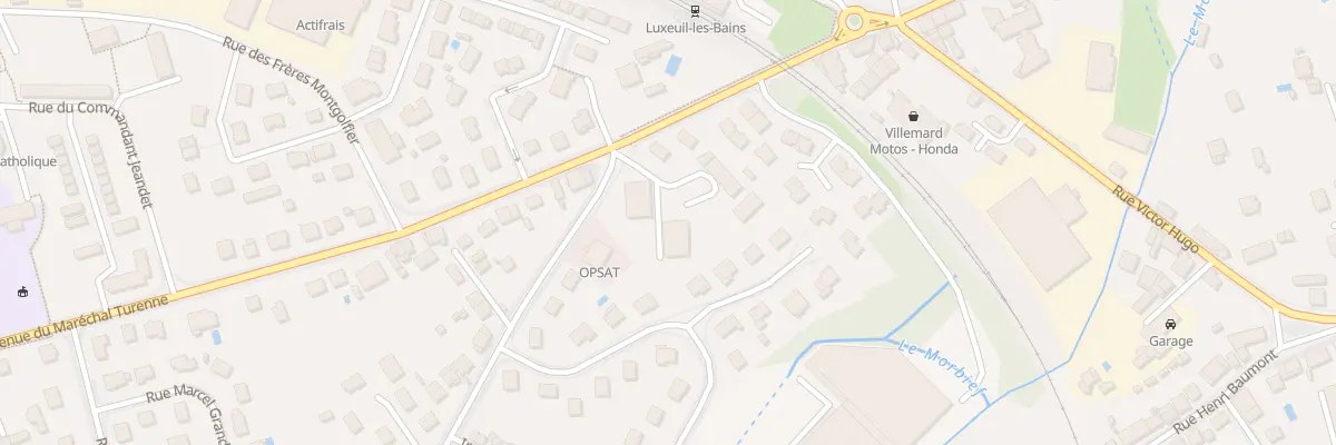 Plan du 12B Av du Marechal Turenne à Luxeuil-les-Bains