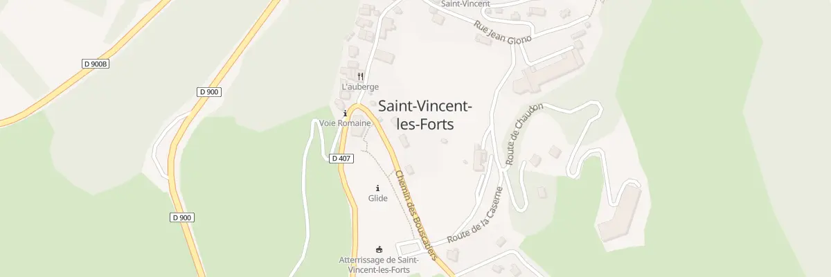 Plan du 7101 Le Village de St Vincent à Ubaye-Serre-Ponçon