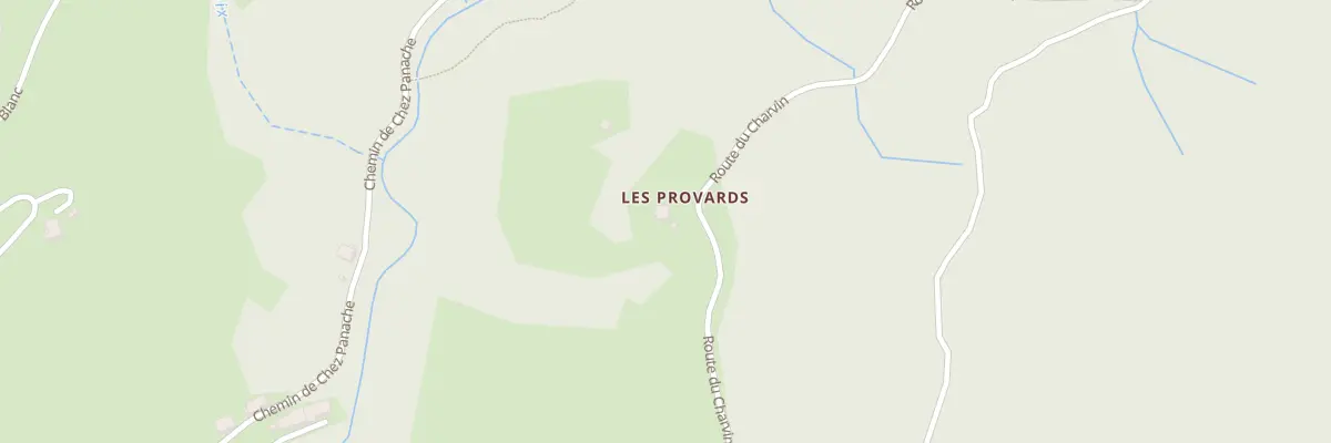 Plan du 5087 Les Provards au Bouchet-Mont-Charvin