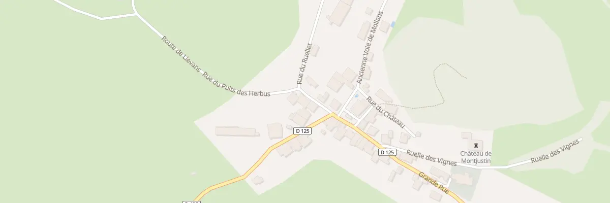 Plan du 65 Rue du Puits des Herbus à Montjustin-et-Velotte