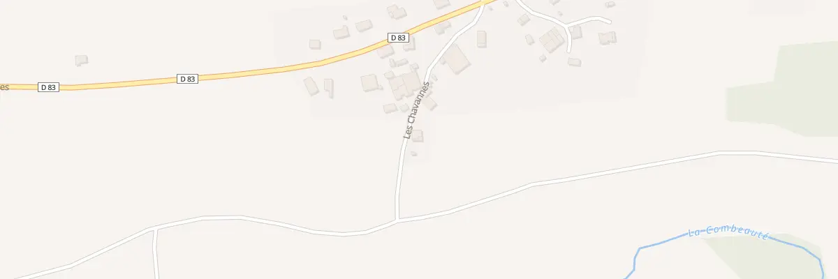 Plan du 307 Les Chavannes à Fougerolles-Saint-Valbert