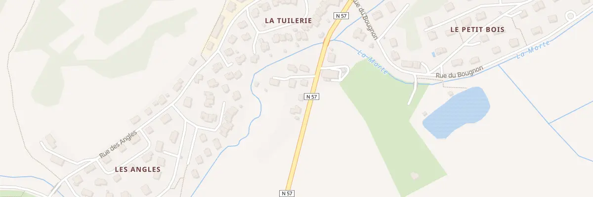 Plan du 134 Au Frambourg à La Cluse-et-Mijoux