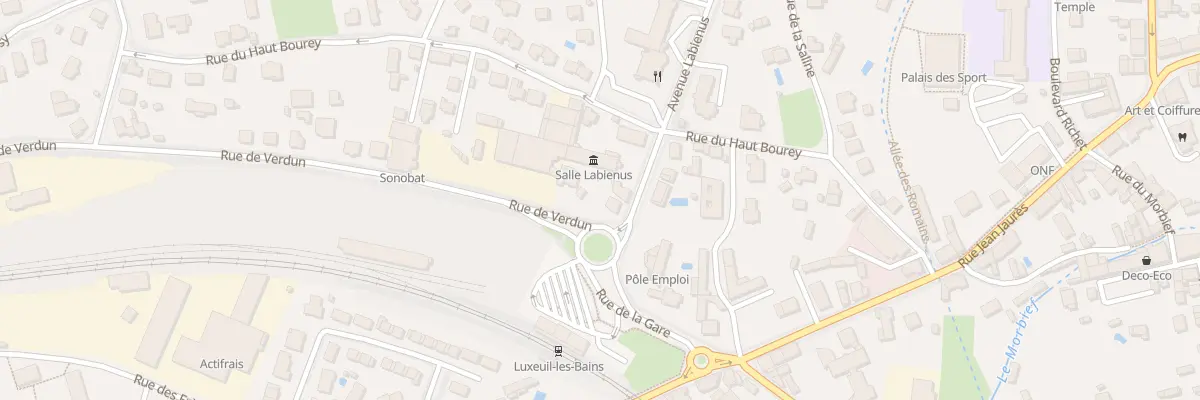 Plan du 2 Rue de Verdun à Luxeuil-les-Bains