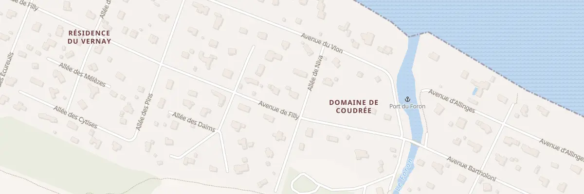 Plan du 10 Av de Filly à Sciez