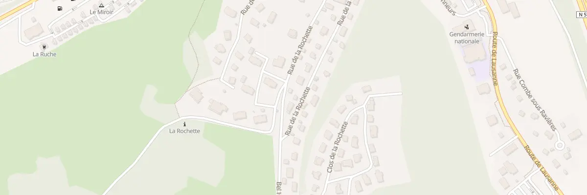 Plan du 16 Rue de la Rochette aux Hôpitaux-Neufs