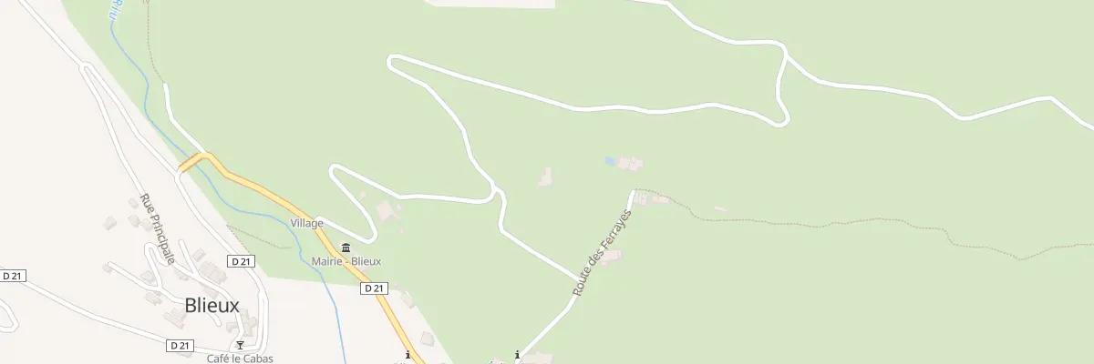 Plan du 7027 Les Ferrays à Blieux