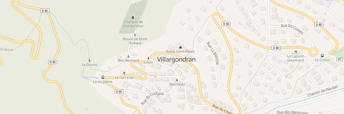 Plan du 15 Rue du Chef Lieu à Villargondran