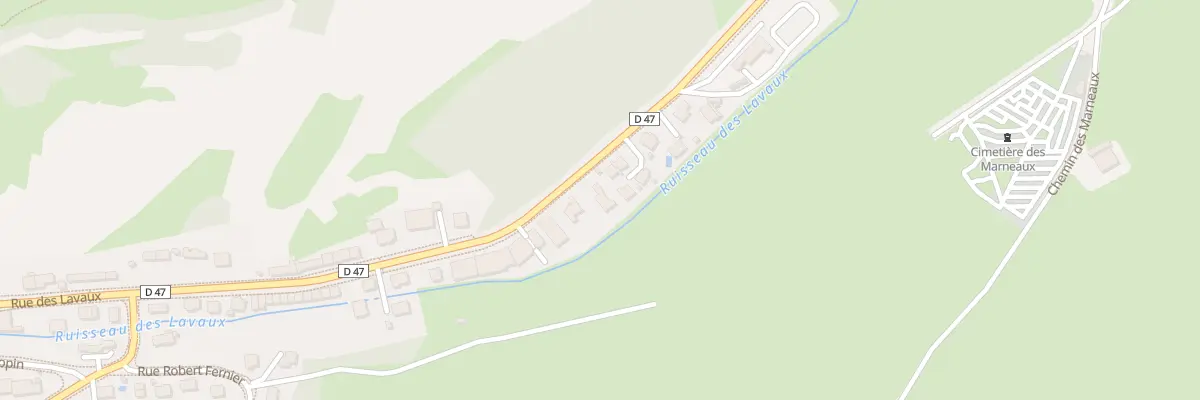 Plan du 104 Rue des Lavaux à Pontarlier