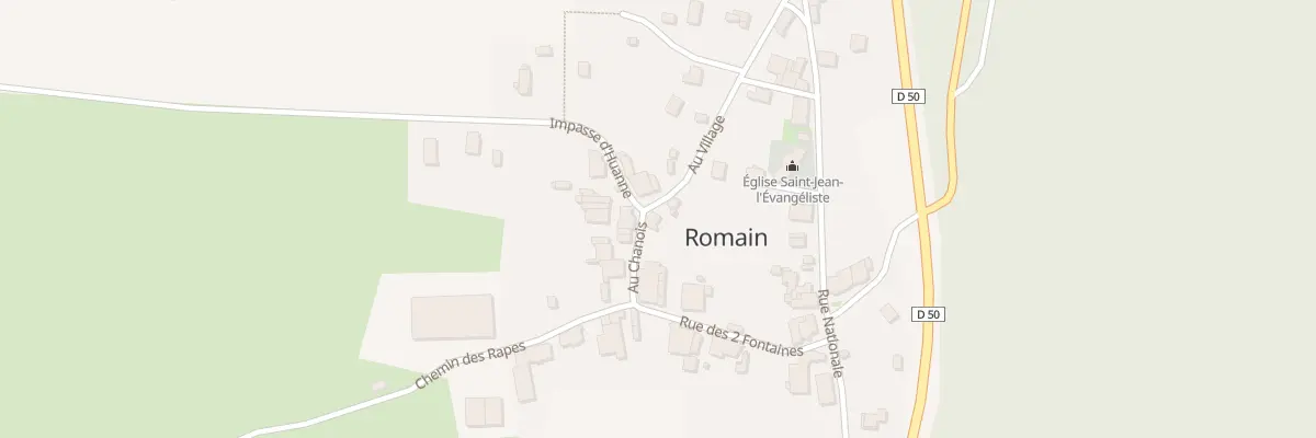 Plan du 2 Au Village à Romain