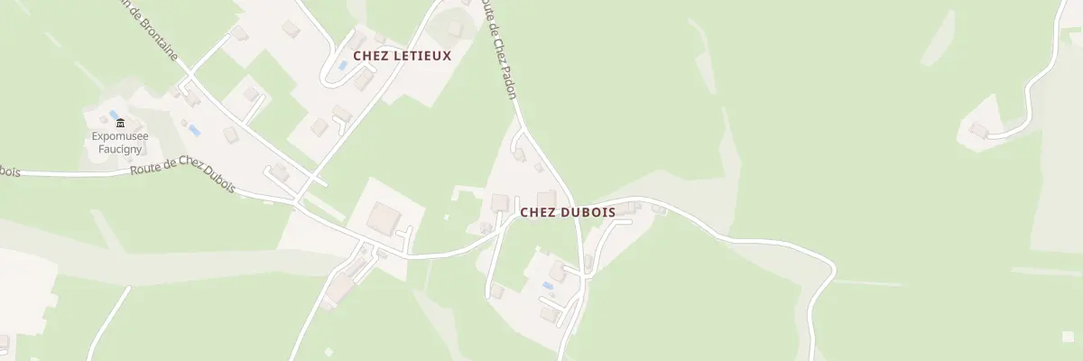 Plan du 873 Rte de Chez Dubois à Faucigny