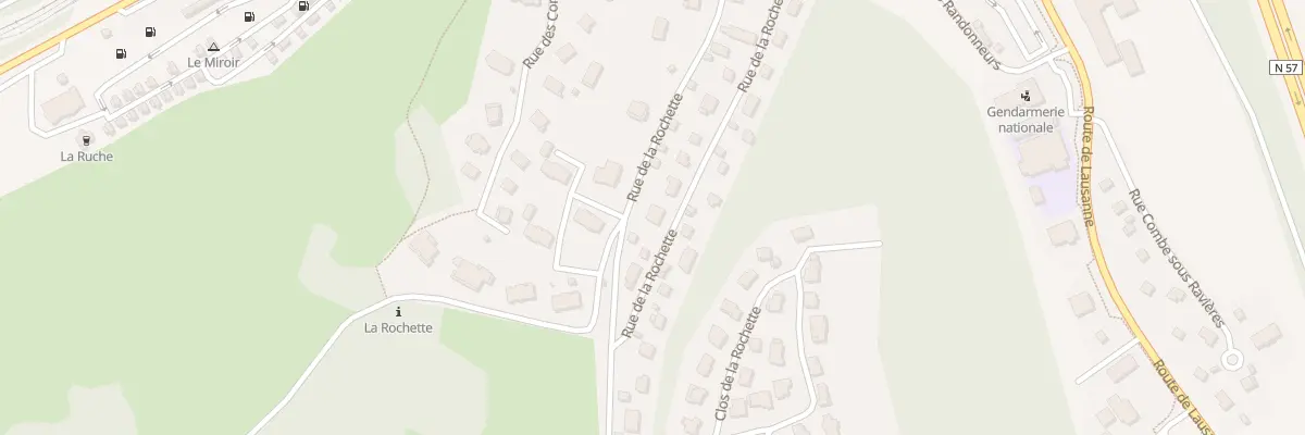 Plan du 14 Rue de la Rochette aux Hôpitaux-Neufs