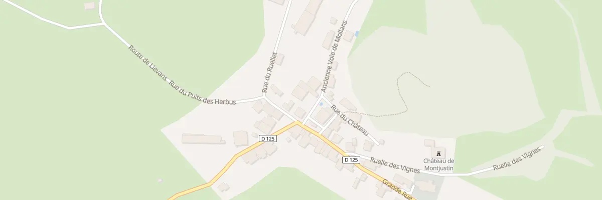 Plan du 33 Ancienne Voie de Mollans à Montjustin-et-Velotte