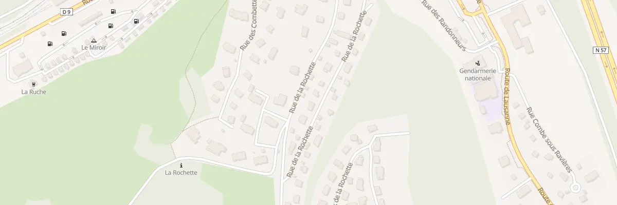 Plan du 18 Rue de la Rochette aux Hôpitaux-Neufs