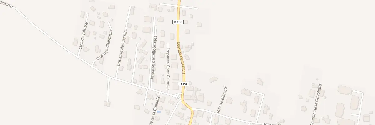 Plan du 1180 Av des Aravis à Saint-Pierre-en-Faucigny