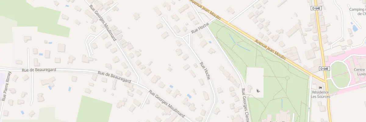 Plan du 11 Rue Hoche à Luxeuil-les-Bains