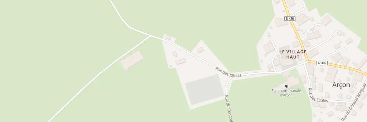 Plan du 7 Rue des Tilleuls à Arçon