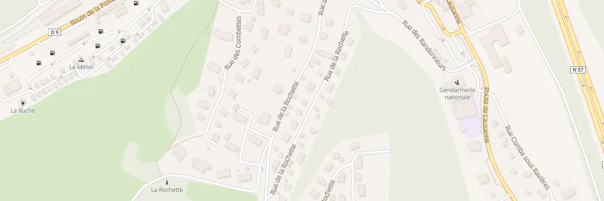 Plan du 22 Rue de la Rochette aux Hôpitaux-Neufs