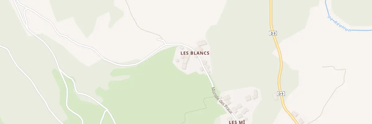 Plan du 34 Charrière des Blancs à Réallon