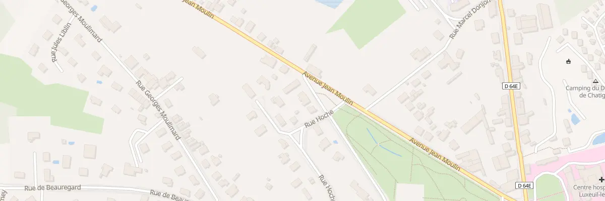 Plan du 48 Rue Georges Clemenceau à Luxeuil-les-Bains