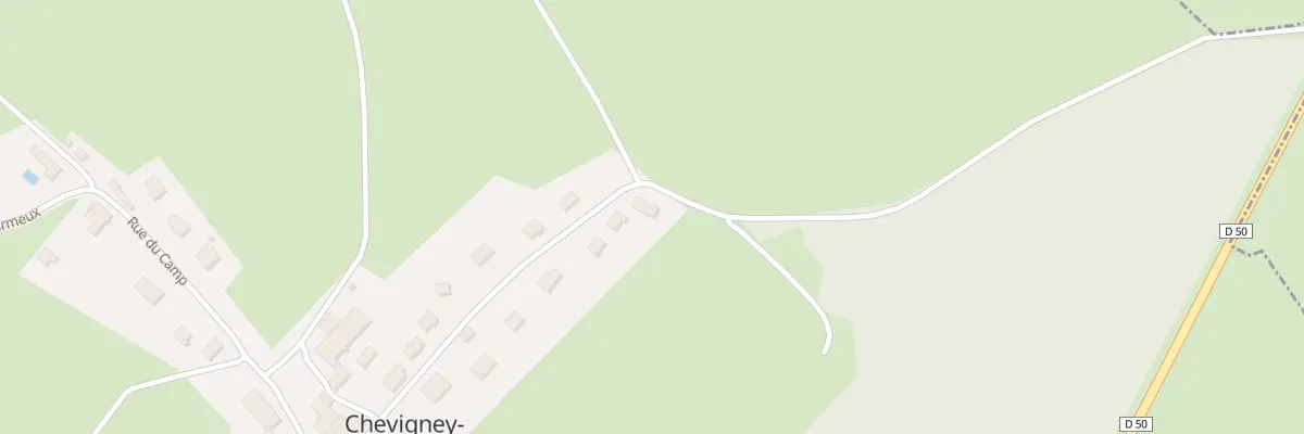 Plan du 14 Rue du Petit Bois à Chevigney-lès-Vercel